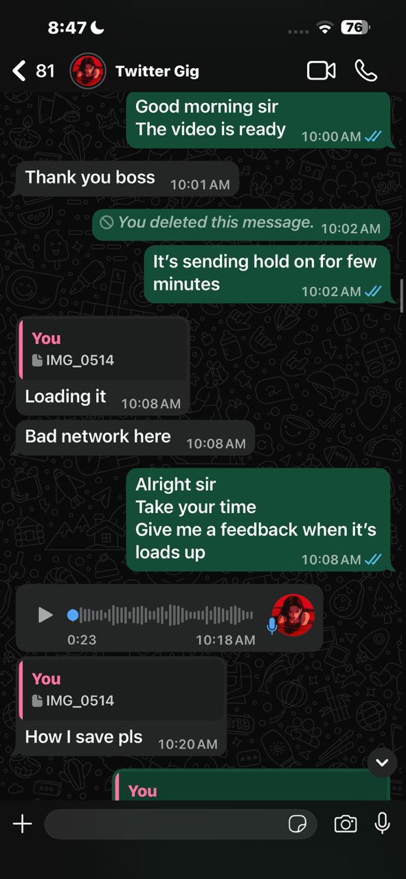 WhatsApp chat 9