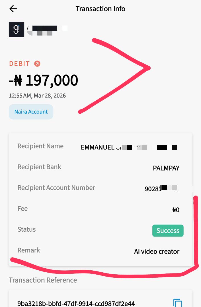 Payment proof 2